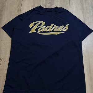 San Diego Padres navy blue athletic t-shirt men's size XL